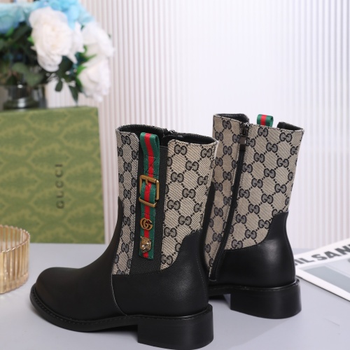 Replica Gucci Boots For Women #1245496 $100.00 USD for Wholesale