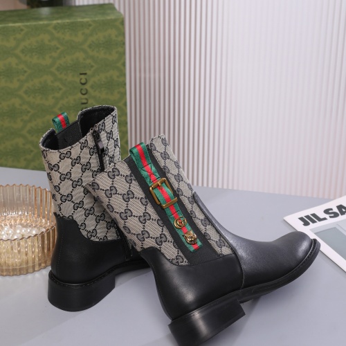 Replica Gucci Boots For Women #1245496 $100.00 USD for Wholesale