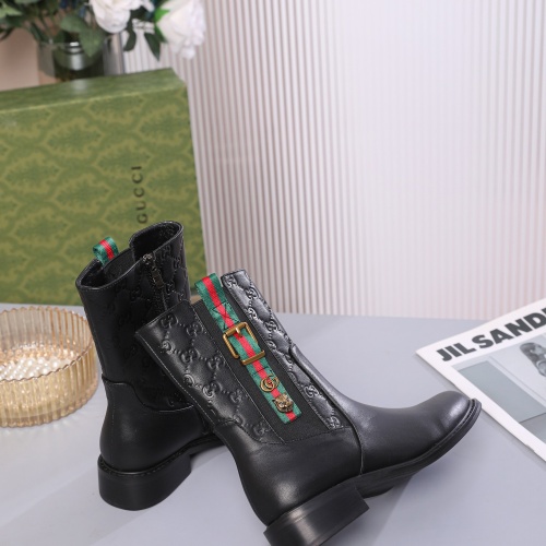 Replica Gucci Boots For Women #1245497 $100.00 USD for Wholesale