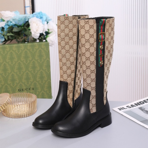 Wholesale Gucci Boots For Women #1245498 $118.00 USD, Wholesale Quality Replica Gucci Boots