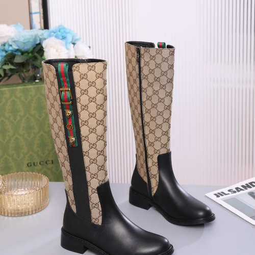 Replica Gucci Boots For Women #1245498 $118.00 USD for Wholesale