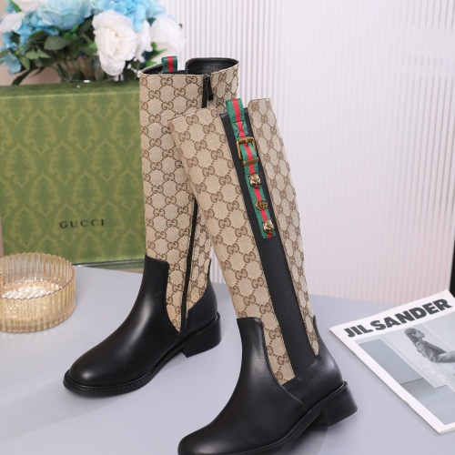 Replica Gucci Boots For Women #1245498 $118.00 USD for Wholesale