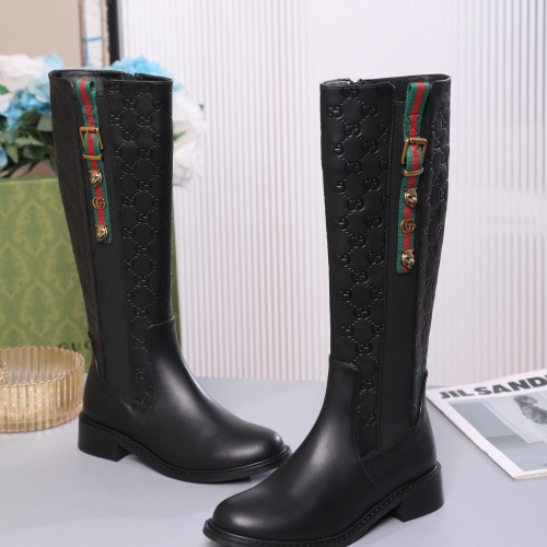 Replica Gucci Boots For Women #1245500 $118.00 USD for Wholesale