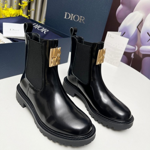 Replica Christian Dior Boots For Women #1245520 $105.00 USD for Wholesale