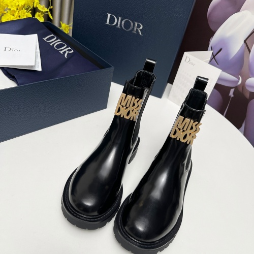 Replica Christian Dior Boots For Women #1245520 $105.00 USD for Wholesale