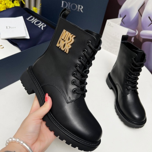 Replica Christian Dior Boots For Women #1245525 $105.00 USD for Wholesale