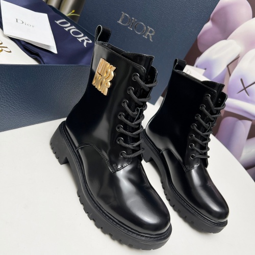 Replica Christian Dior Boots For Women #1245526 $105.00 USD for Wholesale