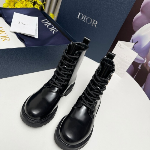 Replica Christian Dior Boots For Women #1245526 $105.00 USD for Wholesale