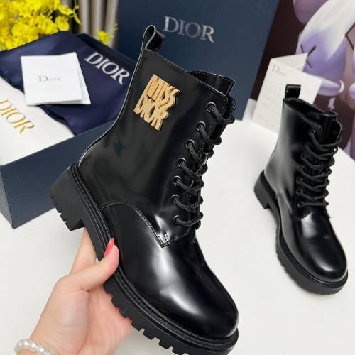 Replica Christian Dior Boots For Women #1245526 $105.00 USD for Wholesale