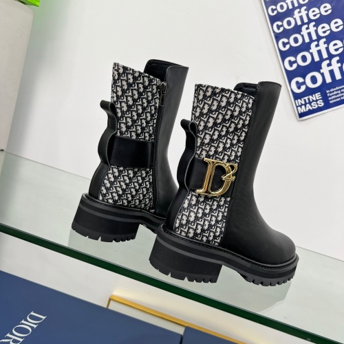 Replica Christian Dior Boots For Women #1245529 $108.00 USD for Wholesale