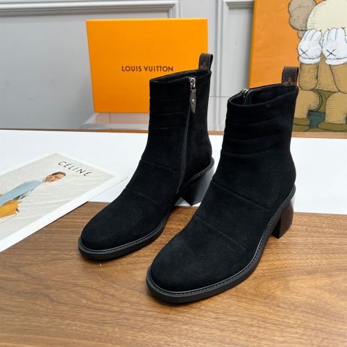 Wholesale Louis Vuitton Boots For Women #1245555 $108.00 USD, Wholesale Quality Replica Louis Vuitton Boots