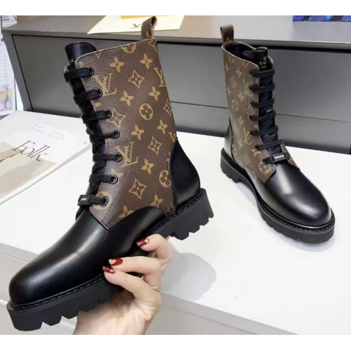 Replica Louis Vuitton Boots For Women #1245561 $105.00 USD for Wholesale