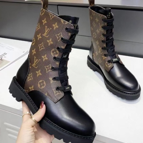 Replica Louis Vuitton Boots For Women #1245561 $105.00 USD for Wholesale