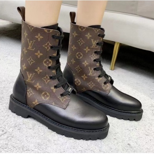 Replica Louis Vuitton Boots For Women #1245561 $105.00 USD for Wholesale