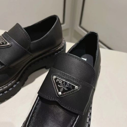 Replica Prada Leather Shoes For Women #1245567 $108.00 USD for Wholesale