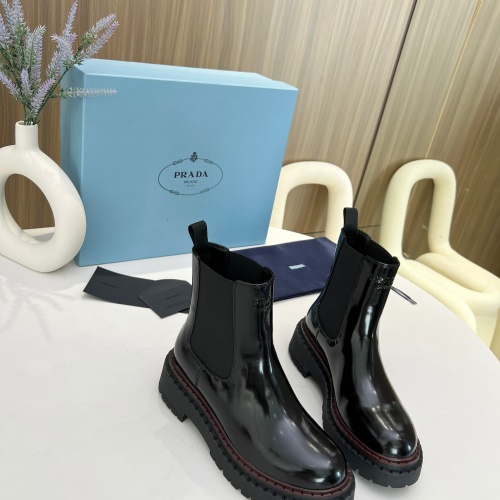 Replica Prada Boots For Women #1245572 $115.00 USD for Wholesale