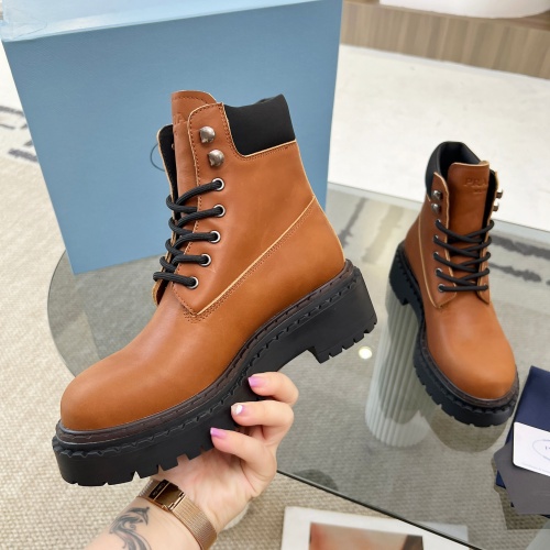 Replica Prada Boots For Women #1245573 $125.00 USD for Wholesale