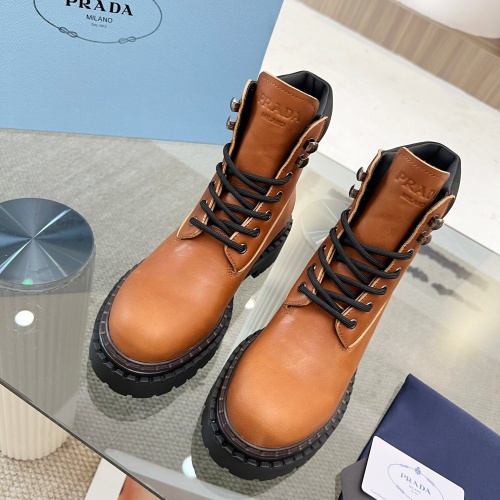 Replica Prada Boots For Women #1245573 $125.00 USD for Wholesale