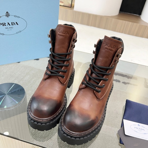 Replica Prada Boots For Women #1245574 $125.00 USD for Wholesale