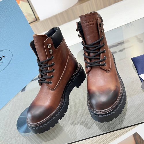 Replica Prada Boots For Women #1245574 $125.00 USD for Wholesale