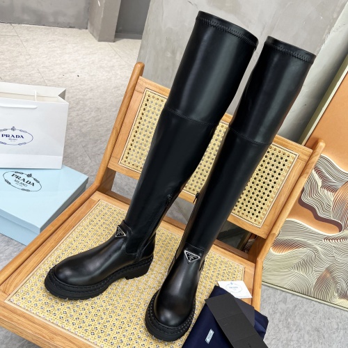 Replica Prada Boots For Women #1245577 $118.00 USD for Wholesale