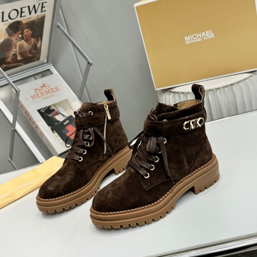 Wholesale Michael Kors Boots For Women #1245594 $108.00 USD, Wholesale Quality Replica Michael Kors Boots