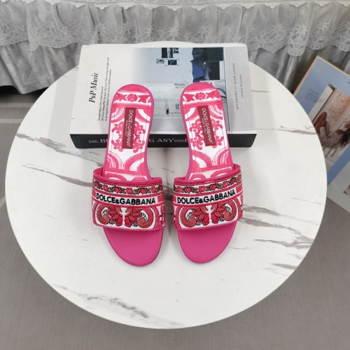 Wholesale Dolce &amp; Gabbana D&amp;G Slippers For Women #1245610 $122.00 USD, Wholesale Quality Replica Dolce &amp; Gabbana D&amp;G Slippers