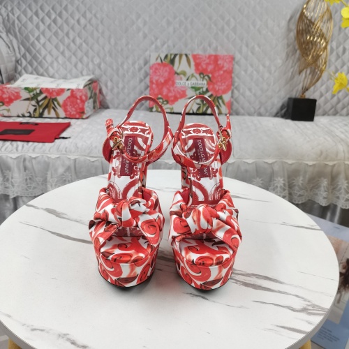 Replica Dolce & Gabbana D&G Sandal For Women #1245650 $140.00 USD for Wholesale