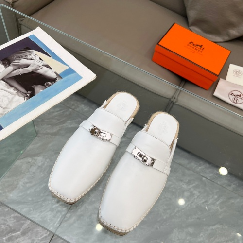 Replica Hermes Slippers For Women #1245695 $88.00 USD for Wholesale