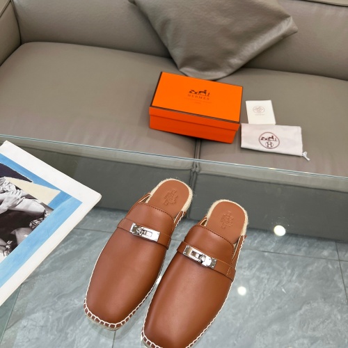 Replica Hermes Slippers For Women #1245696 $88.00 USD for Wholesale