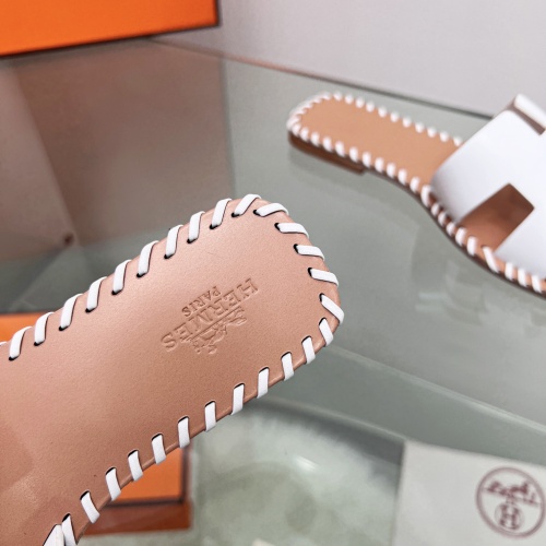 Replica Hermes Slippers For Women #1245707 $85.00 USD for Wholesale