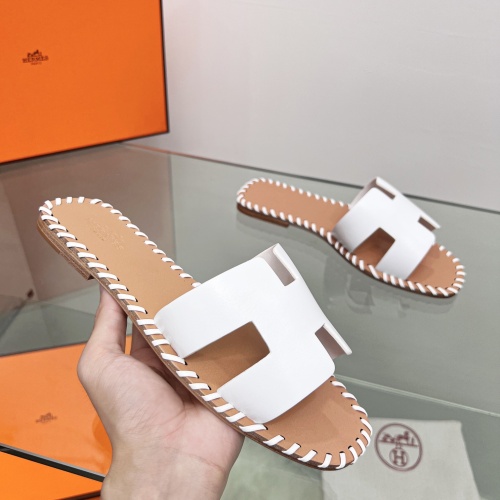 Replica Hermes Slippers For Women #1245707 $85.00 USD for Wholesale