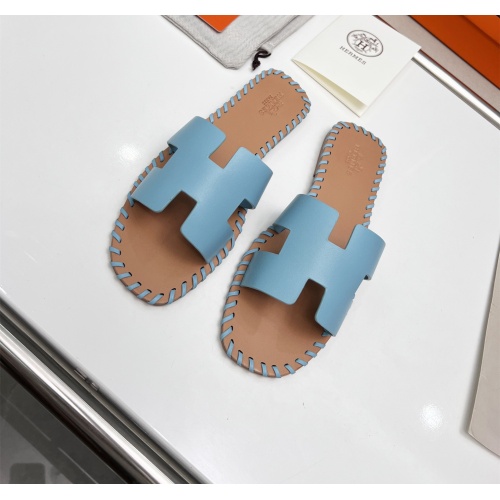 Replica Hermes Slippers For Women #1245714 $85.00 USD for Wholesale