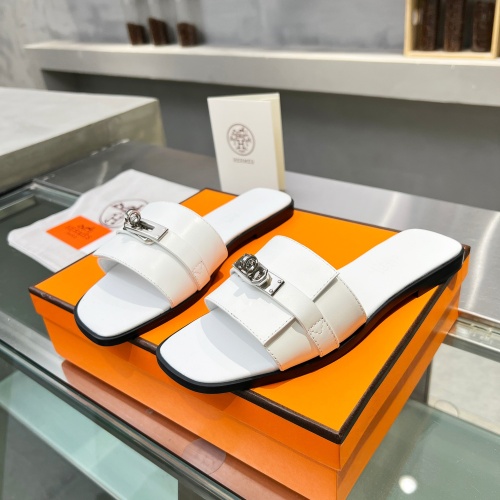 Wholesale Hermes Slippers For Women #1245728 $82.00 USD, Wholesale Quality Replica Hermes Slippers