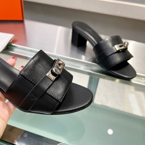 Replica Hermes Slippers For Women #1245736 $85.00 USD for Wholesale