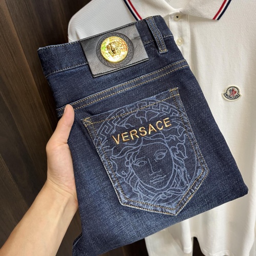 Wholesale Versace Jeans For Men #1245747 $85.00 USD, Wholesale Quality Replica Versace Jeans