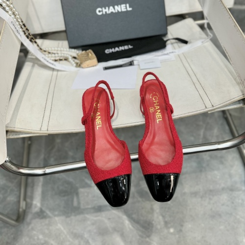 Replica Chanel Sandal For Women #1245772 $92.00 USD for Wholesale