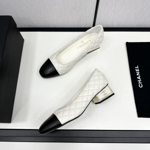 Wholesale Chanel High-Heeled Shoes For Women #1245790 $108.00 USD, Wholesale Quality Replica Chanel High-Heeled Shoes