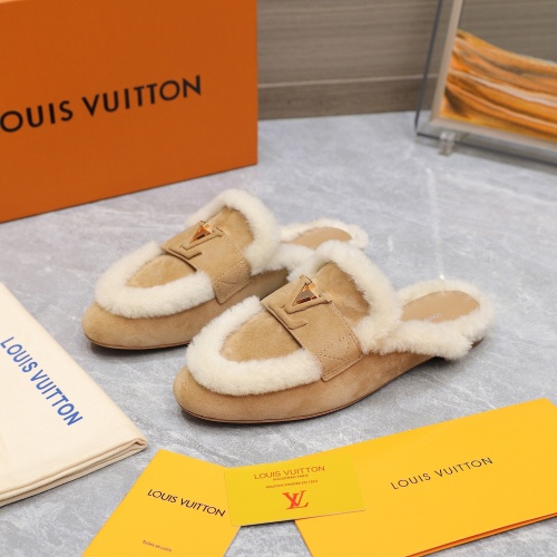 Wholesale Louis Vuitton Slippers For Women #1245806 $115.00 USD, Wholesale Quality Replica Louis Vuitton Slippers