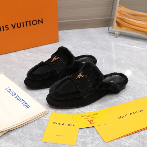 Wholesale Louis Vuitton Slippers For Women #1245809 $115.00 USD, Wholesale Quality Replica Louis Vuitton Slippers