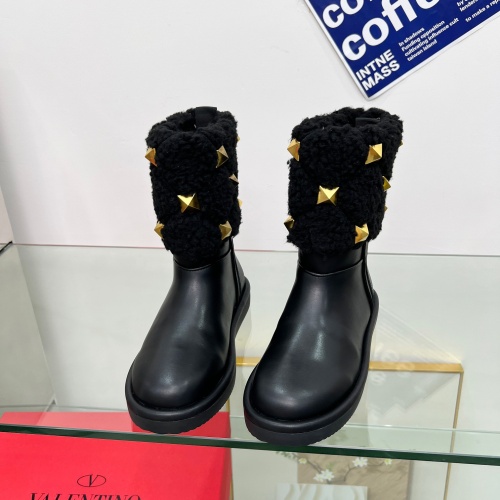 Replica Valentino Boots For Women #1245816 $122.00 USD for Wholesale