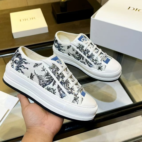 Replica Christian Dior Casual Shoes For Women #1245824 $98.00 USD for Wholesale