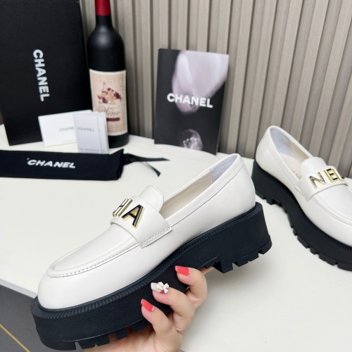 Replica Chanel Leather Shoes For Women #1245831 $108.00 USD for Wholesale