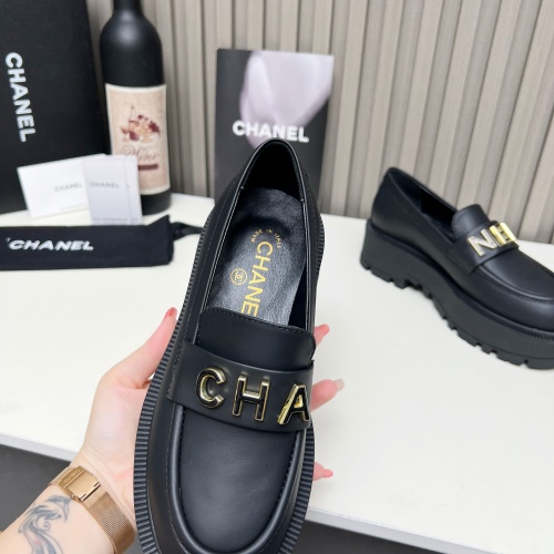 Replica Chanel Leather Shoes For Women #1245832 $108.00 USD for Wholesale