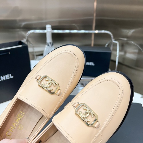 Replica Chanel Leather Shoes For Women #1245846 $115.00 USD for Wholesale