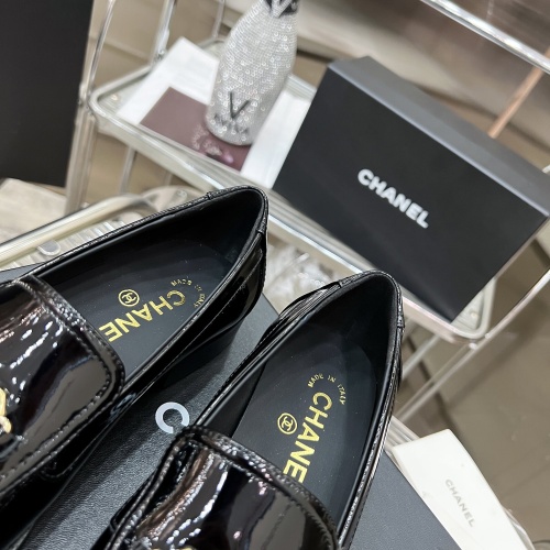 Replica Chanel Leather Shoes For Women #1245848 $115.00 USD for Wholesale