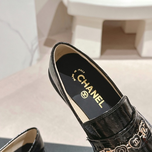 Replica Chanel Leather Shoes For Women #1245852 $115.00 USD for Wholesale