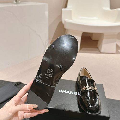 Replica Chanel Leather Shoes For Women #1245852 $115.00 USD for Wholesale