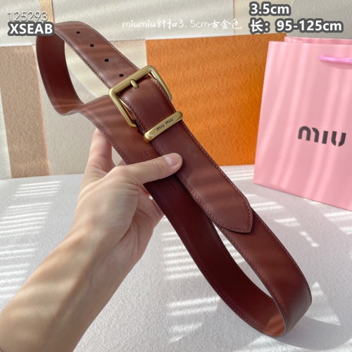 Replica MIU MIU AAA Quality Belts For Unisex #1245856 $48.00 USD for Wholesale