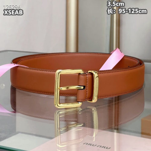 Replica MIU MIU AAA Quality Belts For Unisex #1245860 $48.00 USD for Wholesale